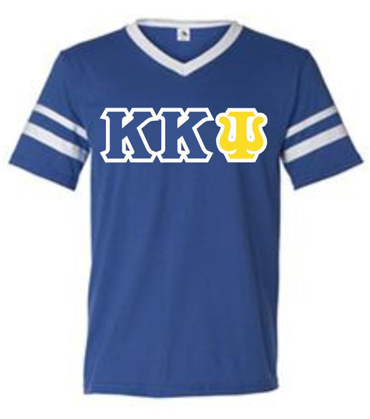 KKPsi Pinstripe Baseball Jersey – 3 Sisters Embroidery