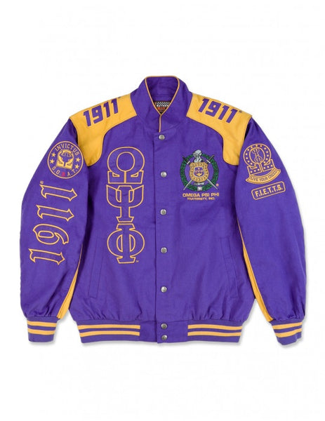 Omega psi outlet phi letterman jacket