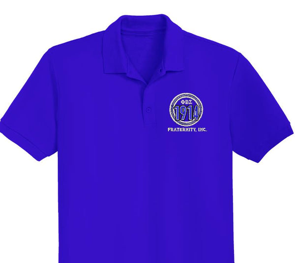 Sigma Circle Emblem Polo – 3 Sisters Embroidery