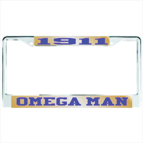 Omega Man Auto Frame Gold/Purple