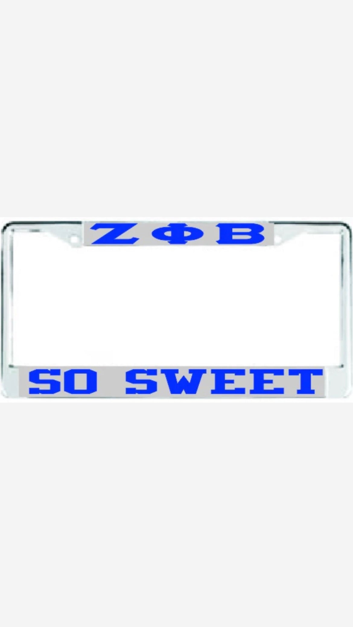 Zeta So Sweet Auto Frame Silver/Royal