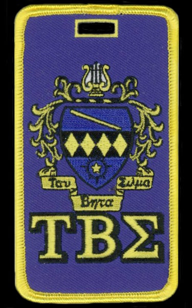 TBS Crest Embroidered Luggage Tag