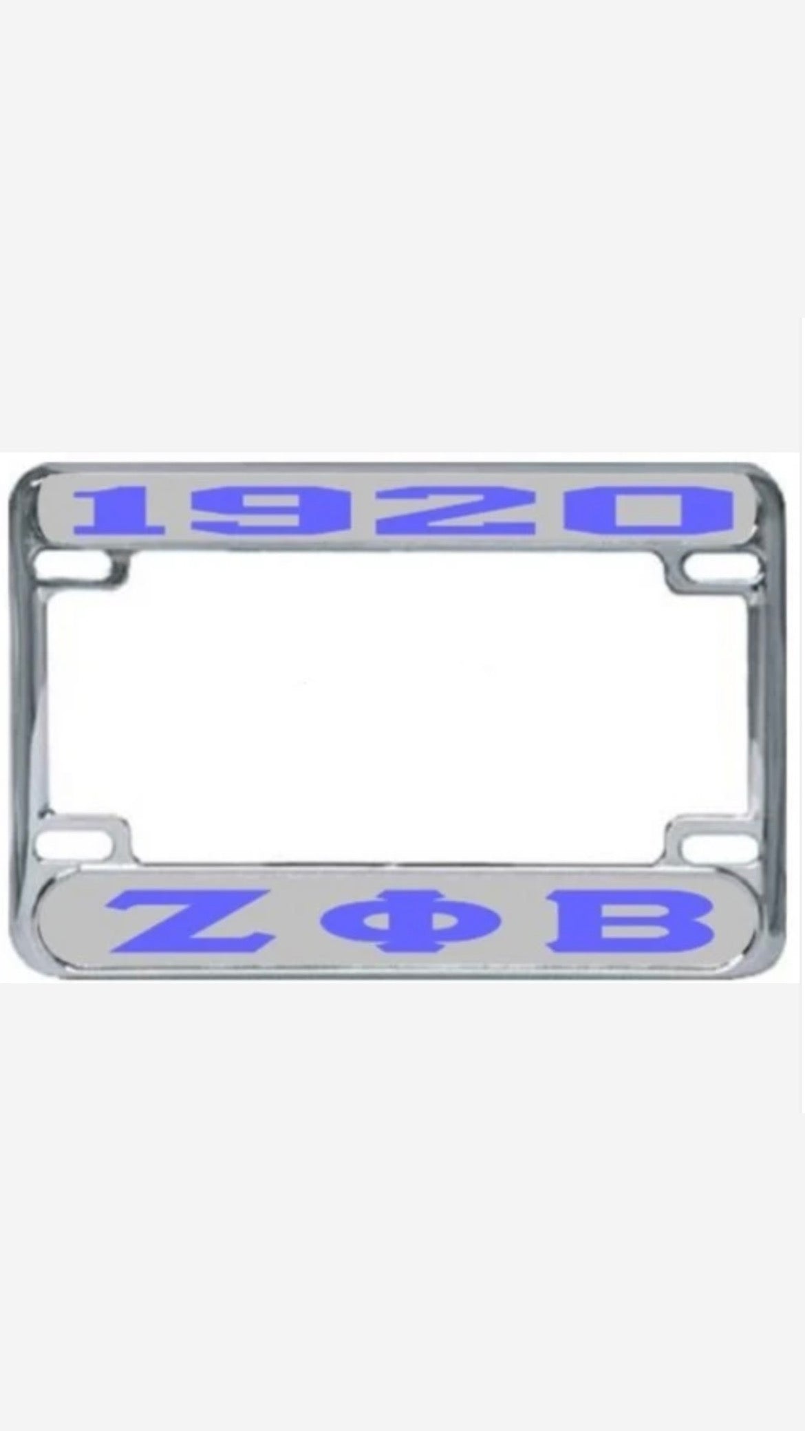 Zeta Motorcycle Frame 1920 Silver/Royal