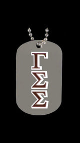 GSS Silver Double Sided Dog Tag