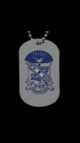 Sigma Silver Double Sided Dog Tag