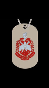 Delta Silver Double Sided Dog Tag