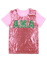 Alpha Kappa Alpha, NPHC, Greek Organization, Ladies, Sorority, Shirt, Paraphernalia, AKA, 1908, Sequin