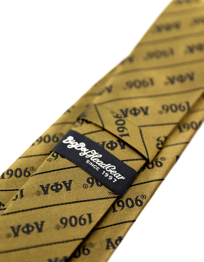 Alpha Letter Neck Tie