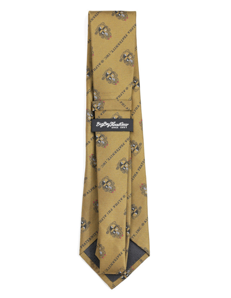 Alpha Emblem Neck Tie