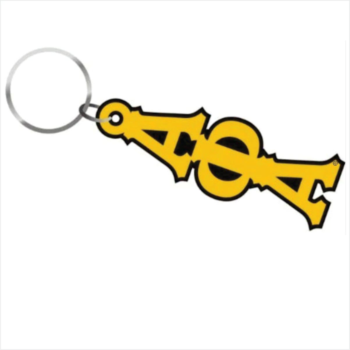 Alpha Large Letter Acrylic Keychain