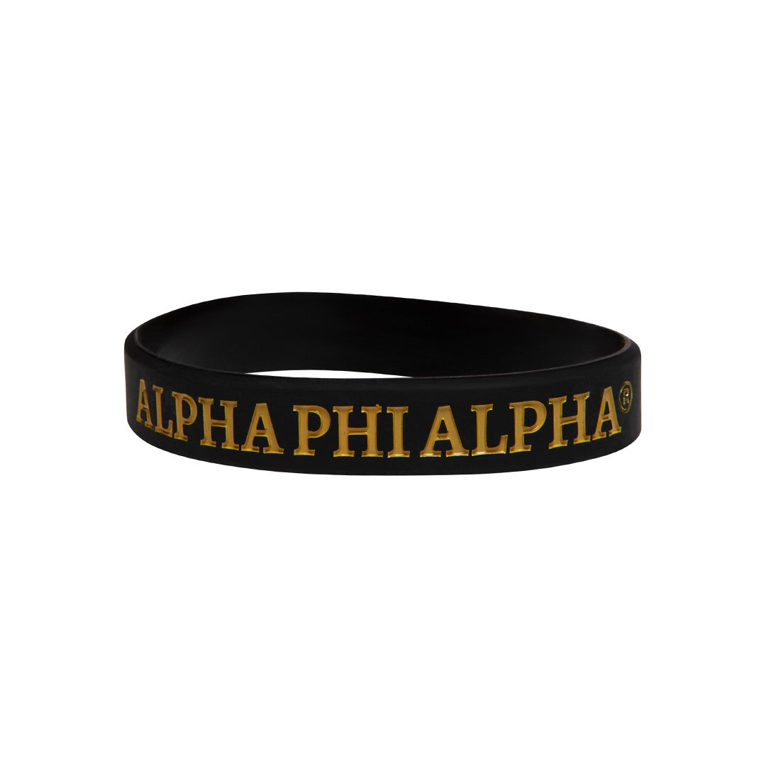 Alpha Solid Silicone Wristband