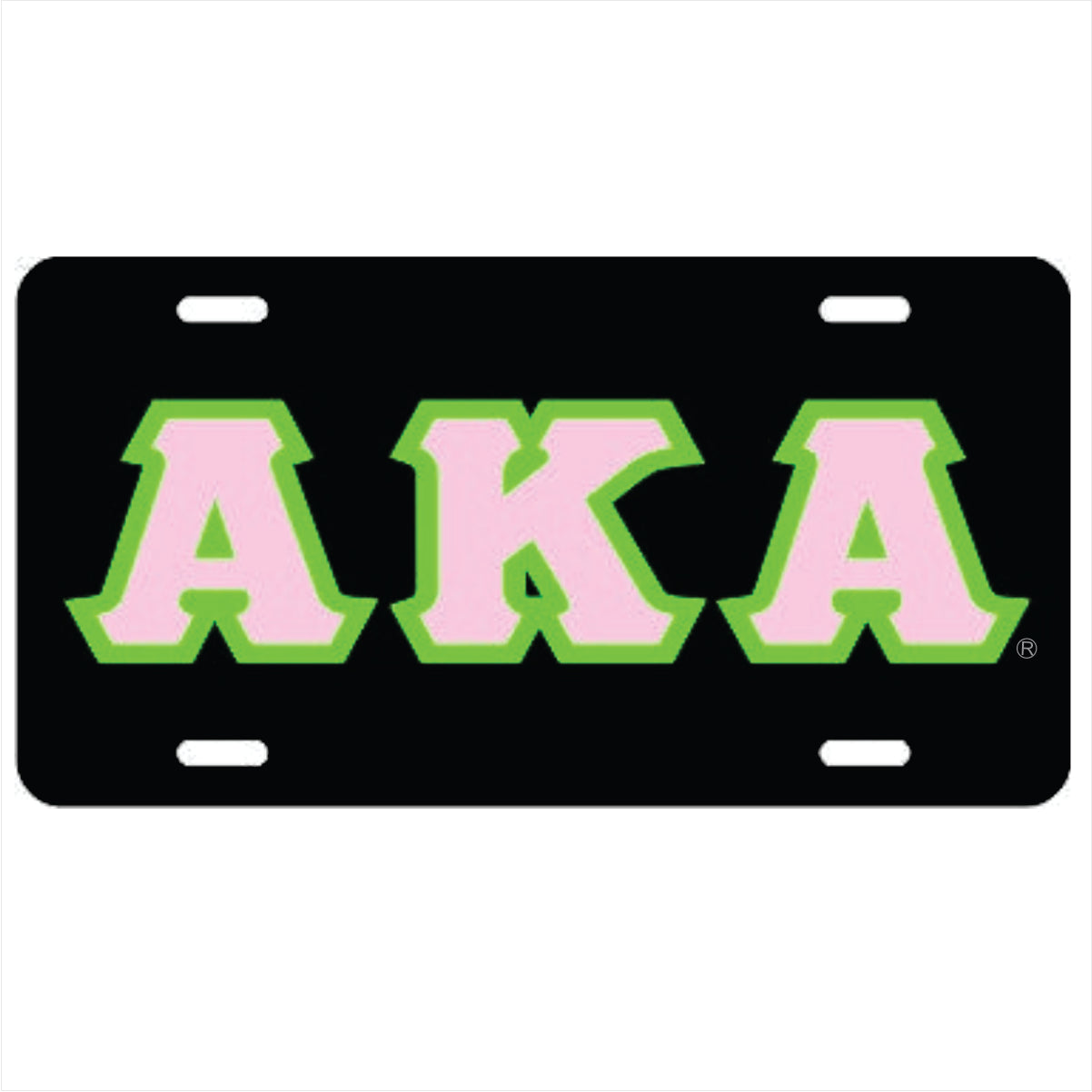 AKA Auto Tag Black/Pink/Green