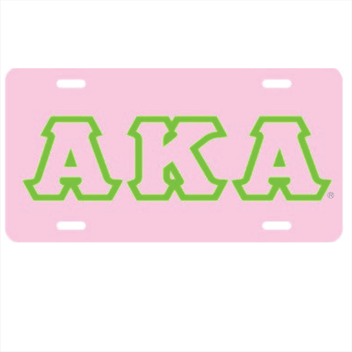 AKA Auto Tag Pink/Green