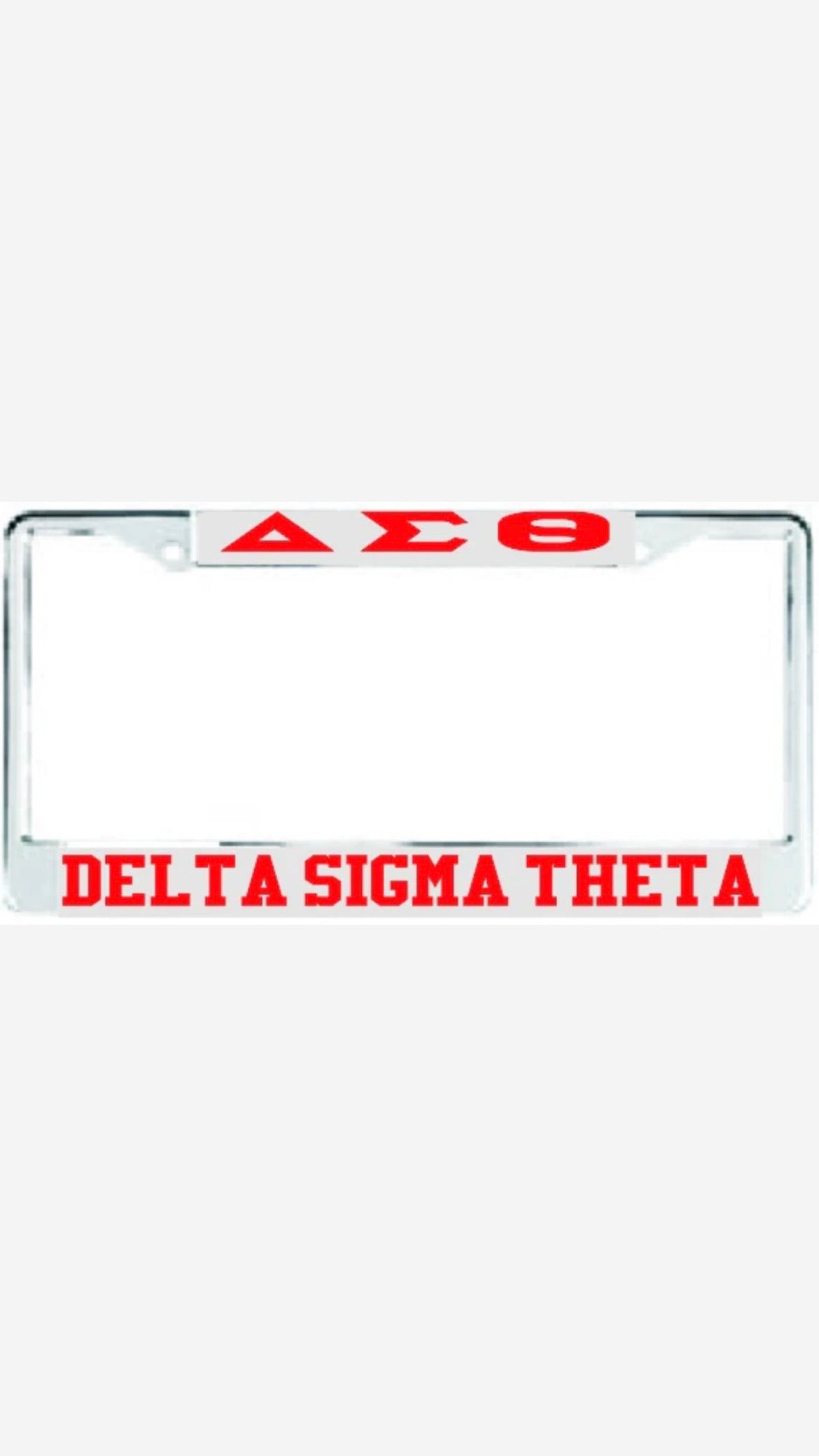 Delta Auto Frame Silver/Red