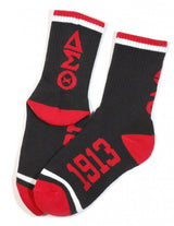 Delta Letter Socks