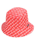 Delta Sigma Theta  DST  Bucket Hat Floppy Hat Fisherman Hat Sun Hat Outdoor Hat Red white women summer hat Sorority  Hat  