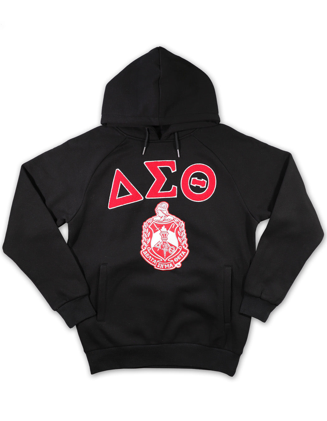 Delta Chenille Letter Hoodie