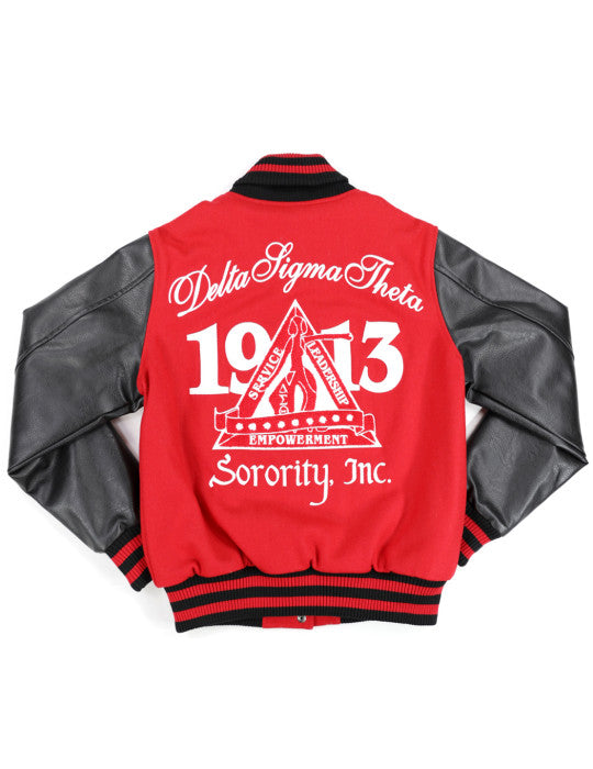 Delta sigma theta letterman jacket hotsell