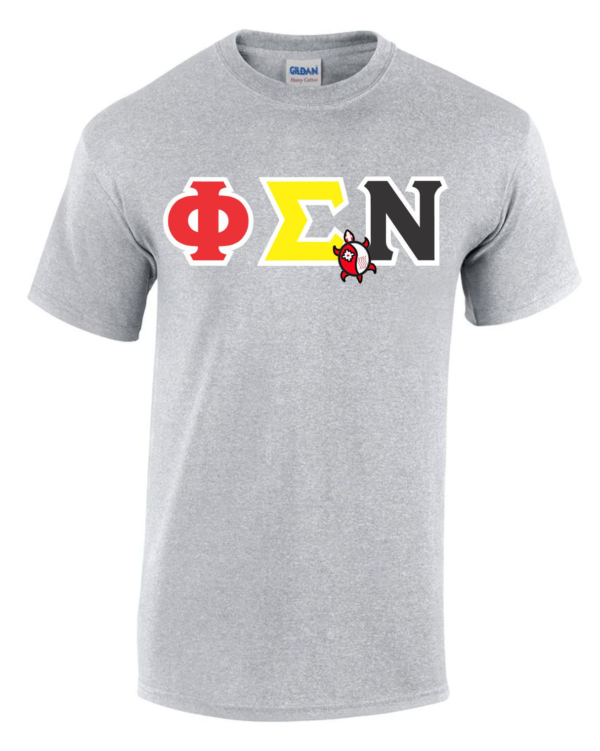 Phi Sigma Nu Basic Tee w/ Turtle