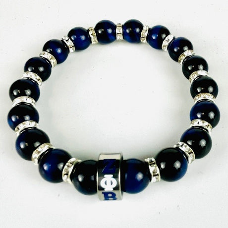 Zeta Stone Bead Bracelet