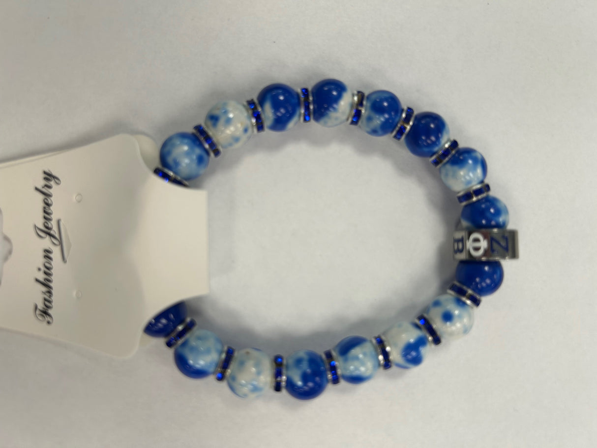 Zeta Stone Bead Bracelet