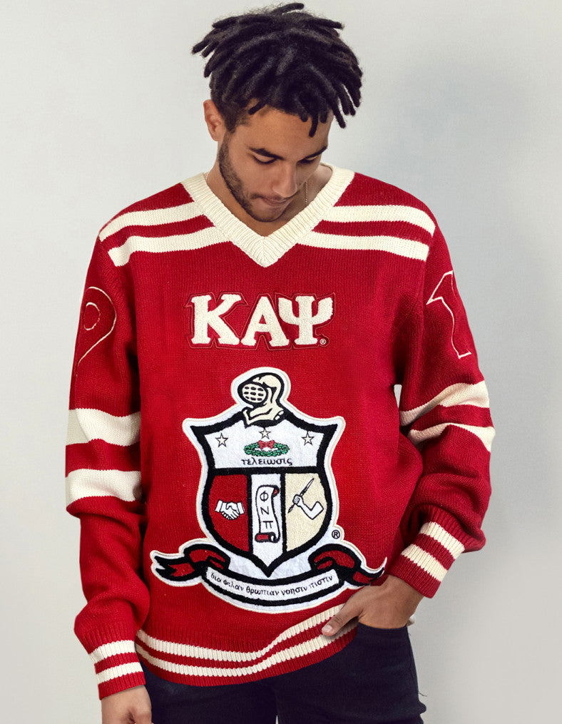 Kappa Pullover V-Neck Sweater