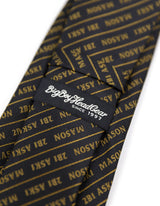 Mason Letter Neck Tie