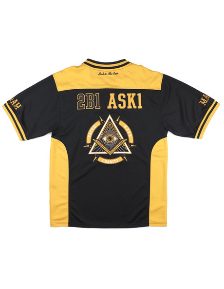 Mason Prince Hall Embroidered Crest Jersey