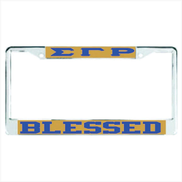 SGRho Blessed Auto Frame Gold/Royal