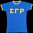 SGRho Satin Letter Ringer Tee