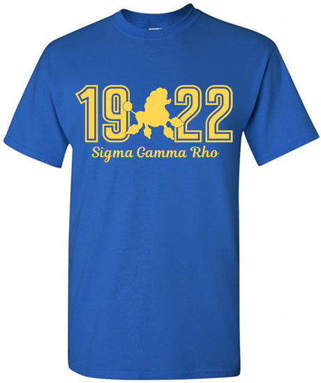 SGRho 1922 Poodle Applique Tee