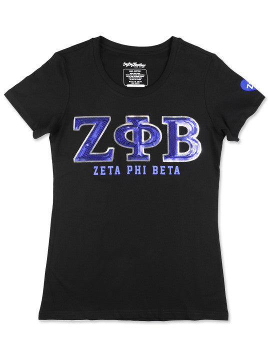 Zeta Sequin Front Tee