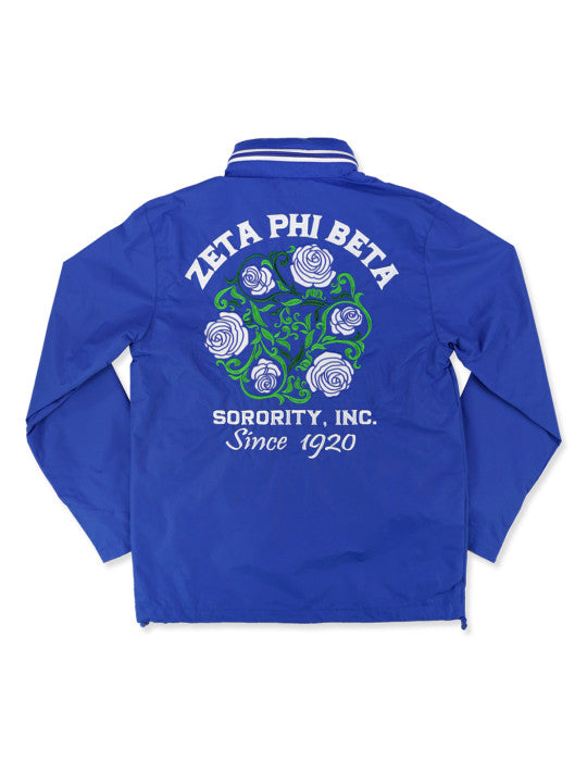 Zeta Zippered Windbreaker