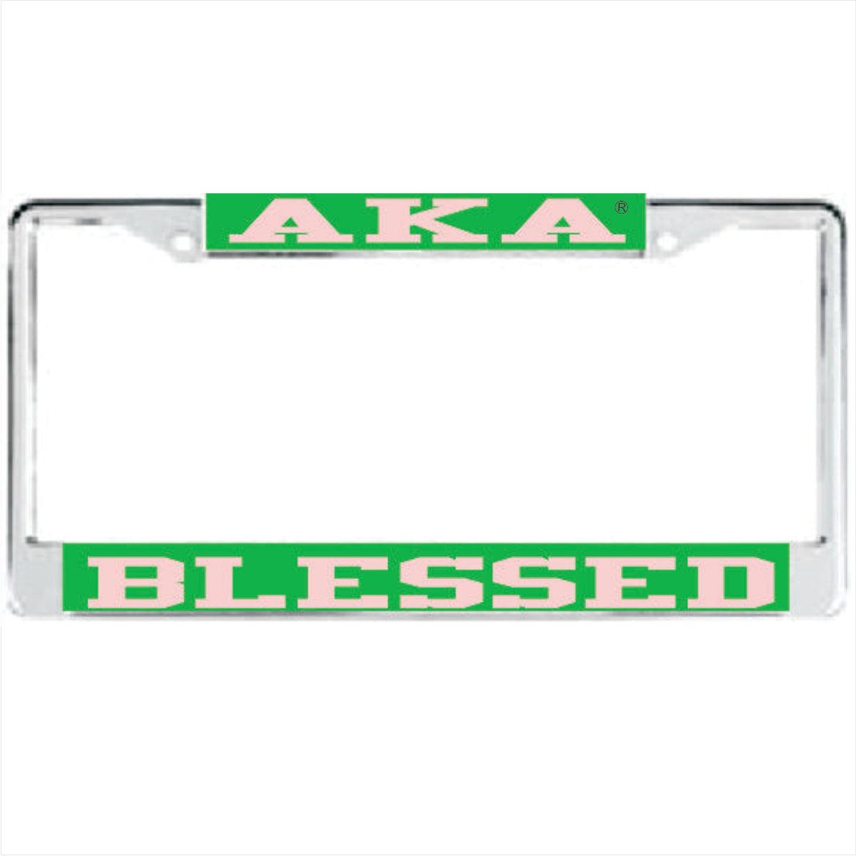 AKA Blessed Auto Frame Green/Pink