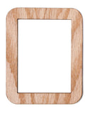 Wood Paddle Frame Rectangle