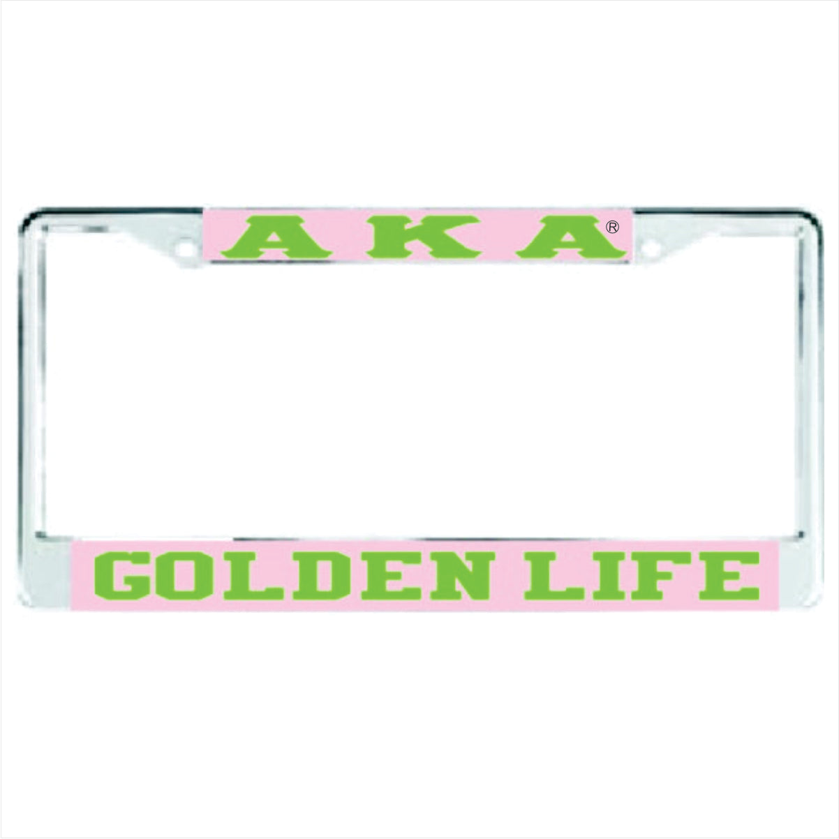 AKA Golden Life Auto Frame Pink/Green