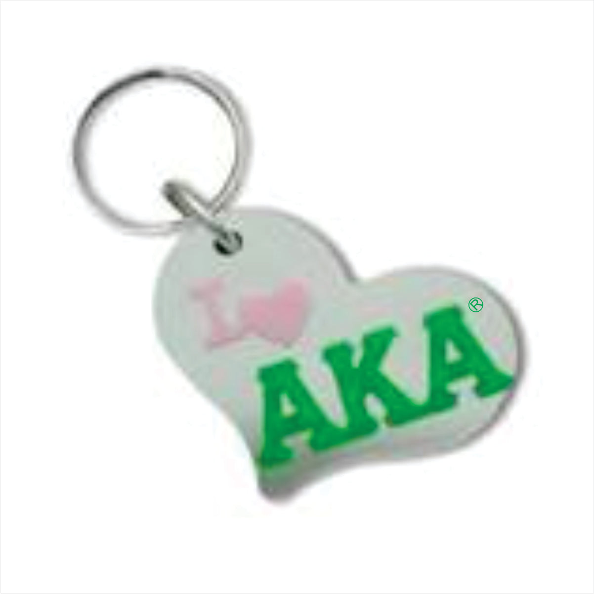 AKA Heart Shaped Mirror Keychain