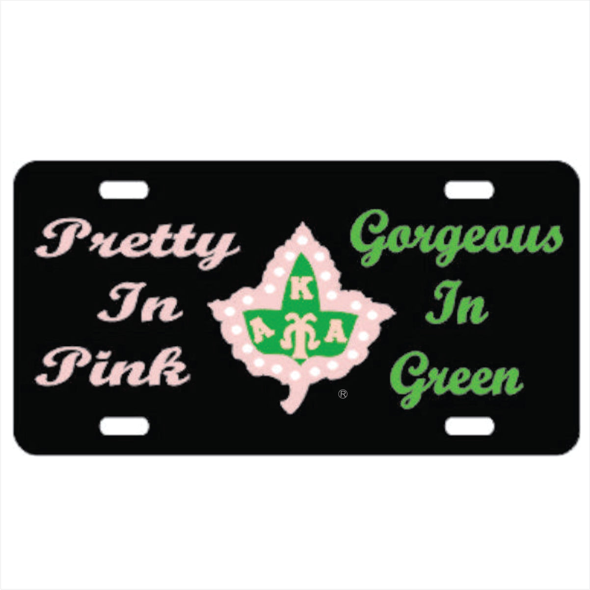 AKA Pretty/Gor Auto Tag Black Pink Ivy