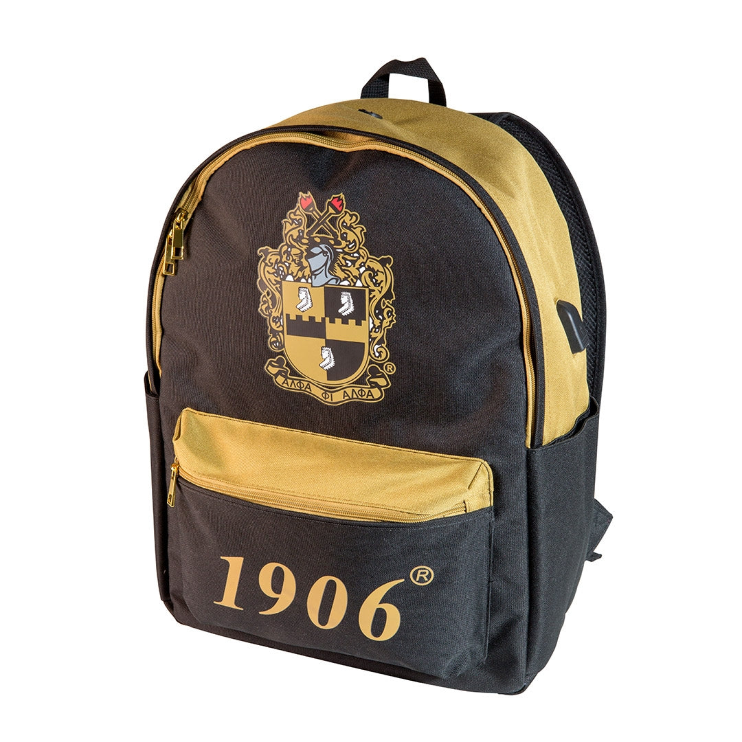 Alpha USB Port Backpack 3 Sisters Embroidery