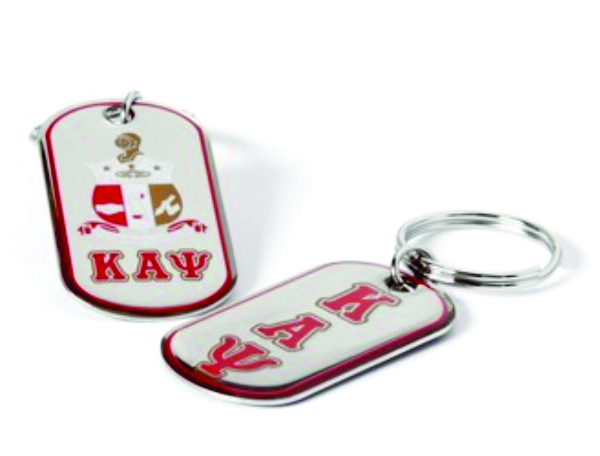 Kappa Dog Tag Keyring