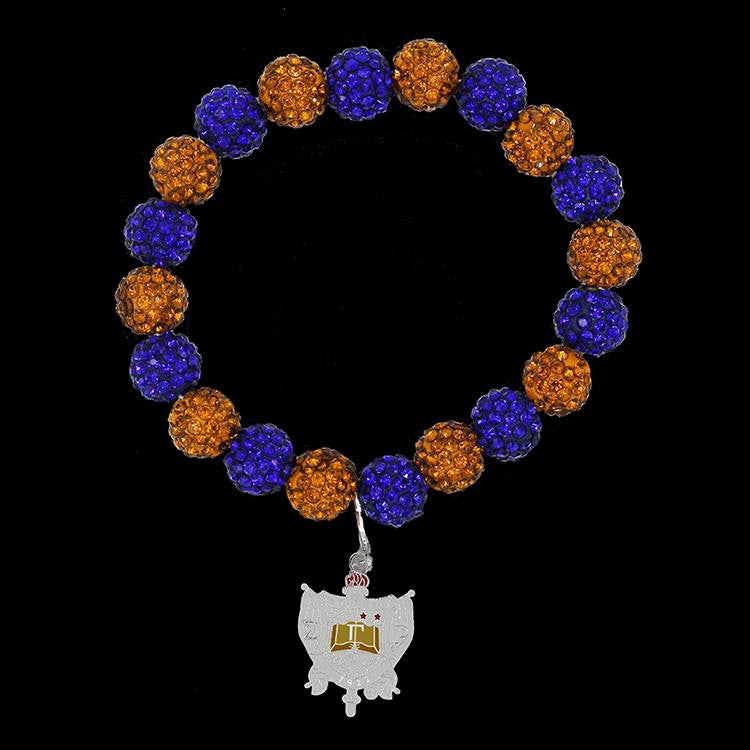 SGRho Bead Bracelet with Crest