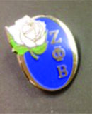 Zeta Flower Lapel Pin
