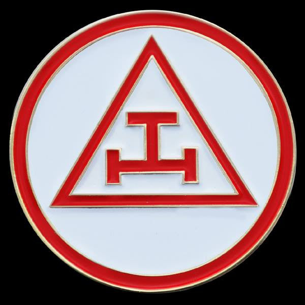 Royal Arch Masonic Triple outlet Tau Cap Red