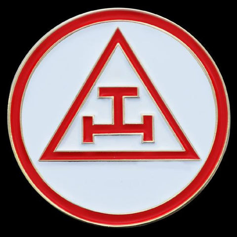 Triple Tau Round Auto Emblem