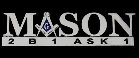 MASON Chrome Car Emblem