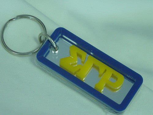 SGRho Mirror Rectangle Keychain