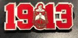 Delta Crest Year Pin