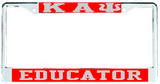 Kappa Educator Red/Silver