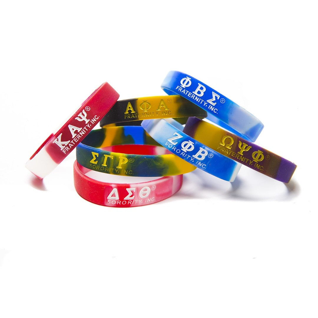 Sigma Tie Dye Silicone Wristband
