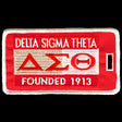 Delta Sigma Theta Greek Sorority Luggage Tag